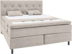 Boxspringbett 180/200 cm in Beige