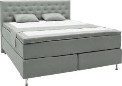 Boxspringbett 160/200 cm in Grau