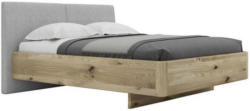Bett 160/200 Cm In Grau, Eichefarben