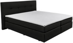 Boxspringbett 180/200 cm in Schwarz