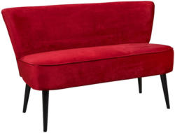 Sitzbank 179/83/75 cm in Rot