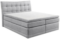 Boxspringbett 180/200 cm in Hellgrau