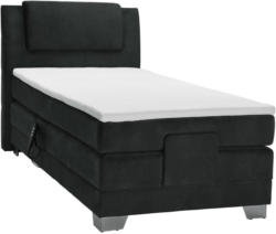 Boxspringbett 100/200 cm in Schwarz