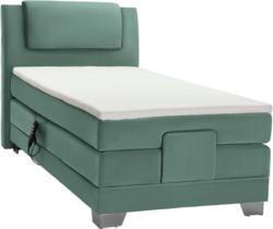 Boxspringbett 100/200 cm in Petrol