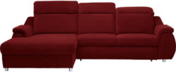 Wohnlandschaft In Textil Rot