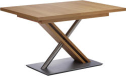 Esstisch in Holz, Metall, Holzwerkstoff 130(178)/90/75 cm