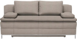 Boxspringsofa in Textil Beige