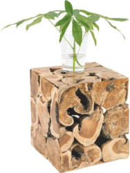 Blumensäule In Holz 40/50/40 Cm