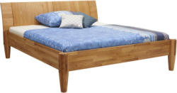Bett in Eichefarben