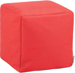 Sitzwürfel In Textil Rot