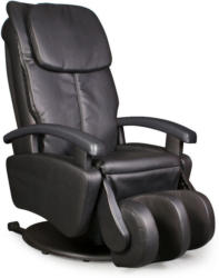 Massagesessel in Textil, Leder Schwarz