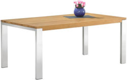 Esstisch in Holz, Metall 200(280)/100/77 cm