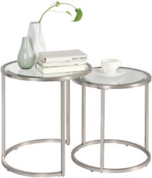 Satztisch In Metall, Glas