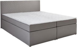 Boxbett 140/200 cm in Hellgrau