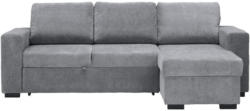Wohnlandschaft In Textil Grau