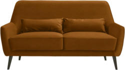 Dreisitzer-Sofa in Textil Gelb