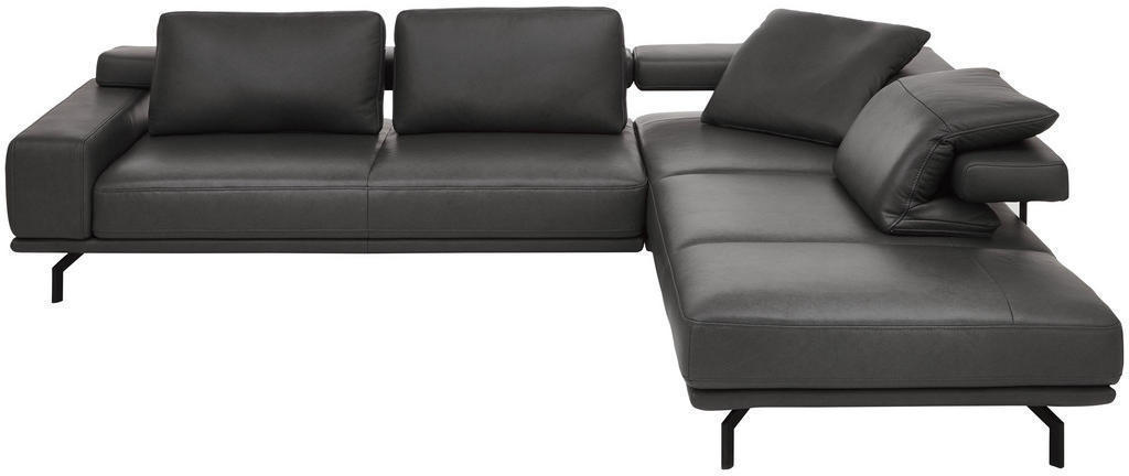 Wohnlandschaft In Leder Anthrazit nur € 3.259,00 statt € 5.990,00