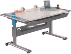 Jugendschreibtisch in Metall, Holzwerkstoff 120/79/70 cm