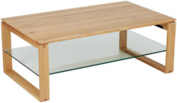 Couchtisch In Holz, Glas 120/70/45 Cm