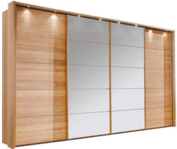 Schwebetürenschrank in Eichefarben
