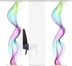 Flächenvorhang in Multicolor