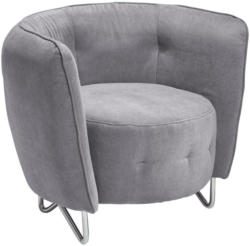 Sessel in Textil Grau