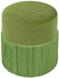 Hocker in Kunststoff, Textil, Holzwerkstoff Hellgrün