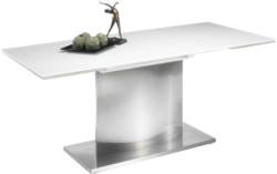 Esstisch in Metall, Glas 180(260)/90/76 cm