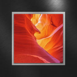 Glasbild 50/50/3,50 cm