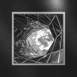 Glasbild 50/50/3,50 cm