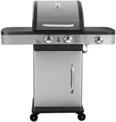 Bbq Gasgriller Gs2 Schwarz, Silberfarben