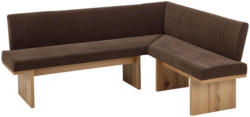 Eckbank 200/160 Cm In Braun, Buchefarben