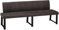 Sitzbank 180/85/60 Cm In Schwarz, Dunkelgrau