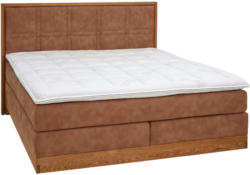 Boxspringbett 180/200 cm in Eichefarben, Hellbraun