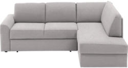Wohnlandschaft in Textil Grau