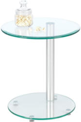 Beistelltisch In Metall, Glas