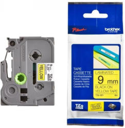 Brother P-Touch TZE621 9mm schwarz auf gelb Schriftbandkassette für Beschriftungsgeräte