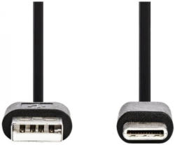Nedis CCGP60600BK10 Sync- & Ladekabel USB USB-C, 1 Meter