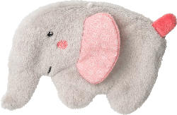 PUSBLU Knistertuch Elefant, grau, rosa