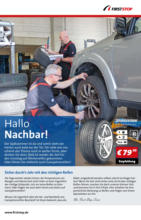 First Stop Reifen Auto Service Sicher durch´s Jahr! - bis 05.10.2019