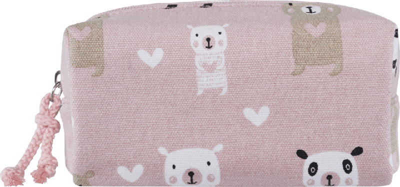 Dekorieren & Einrichten Schminktasche mit Bären rosa