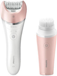 Philips BRP545/00 Satinelle Prestige Set Epilierer + VisaPure Mini-Gesichtsreinigungsbürste