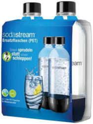 SodaStream PET-Flasche 1 Liter 2er Pack für alle Modelle außer Crystal & Penguin