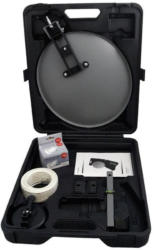 Nabo Camping-Parabolantenne inkl. Single-LNB mobile Sat-Empfang Außeneinheit für 1 Receiver