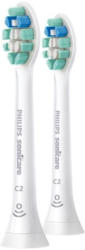 Philips HX9022/10 C2 Optimal Plaque Defence Ersatz-Zahnbürsten / Aufsteckbürsten 2er Pack