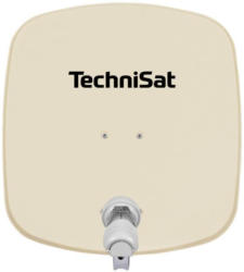 TechniSat Digidish 45 Single-Parabolantenne beige inkl. Single-LNB, Sat-Empfang Außeneinheit für 1 Receiver