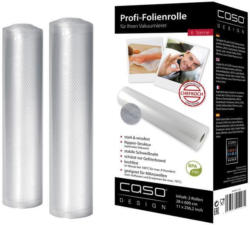 Caso Folienrolle 27,5x600 cm - 2Stk. Ersatzrollen für Vakuumierer