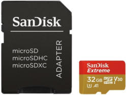 SanDisk microSDHC-Karte Extreme 32 GB inkl. Adapter, Class 10, UHS-I, 100MB/Sec