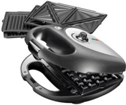Unold Multi 3in1 Onyx Sandwichtoaster, Kontaktgriller und Waffeleisen