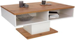Couchtisch Holz mit Ablagefächer Ibiza, Weiß Dekor